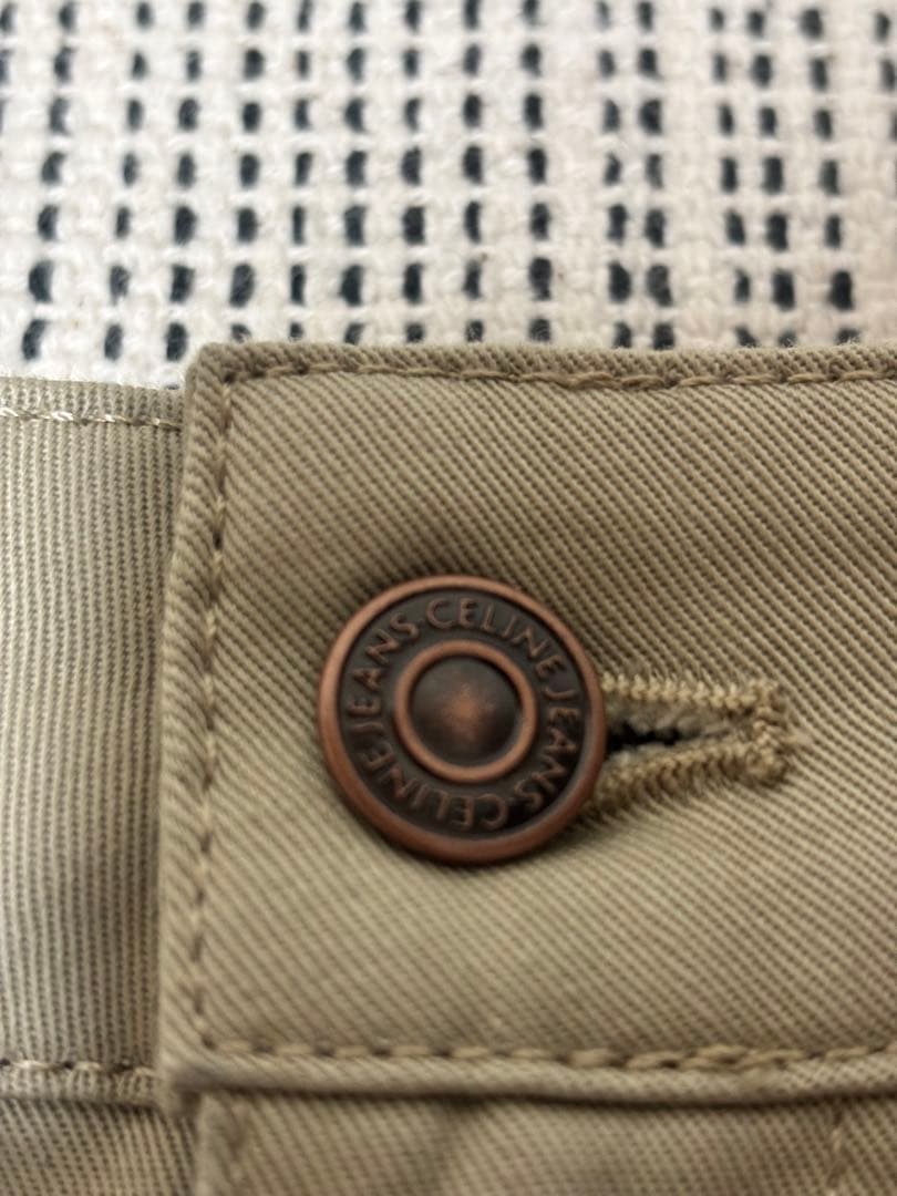 【美品】CELINE チノパン コットンパンツ　ベージュ　値下げ不可