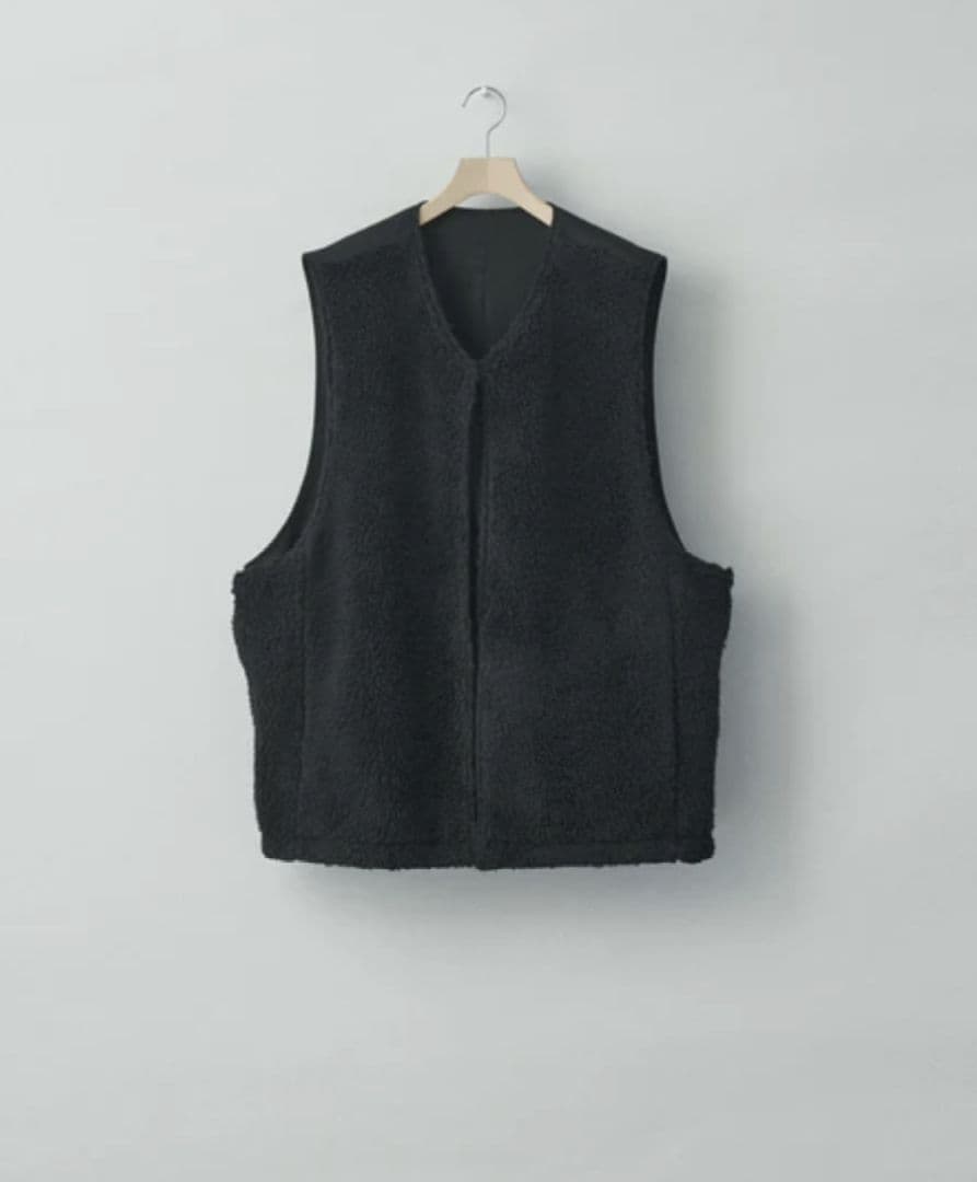 トップス stein WOOL BOA REVERSIBLE VEST