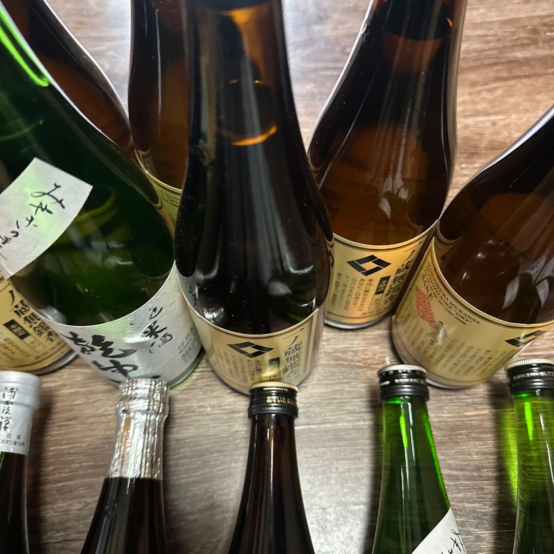 日本酒飲み比べ14本