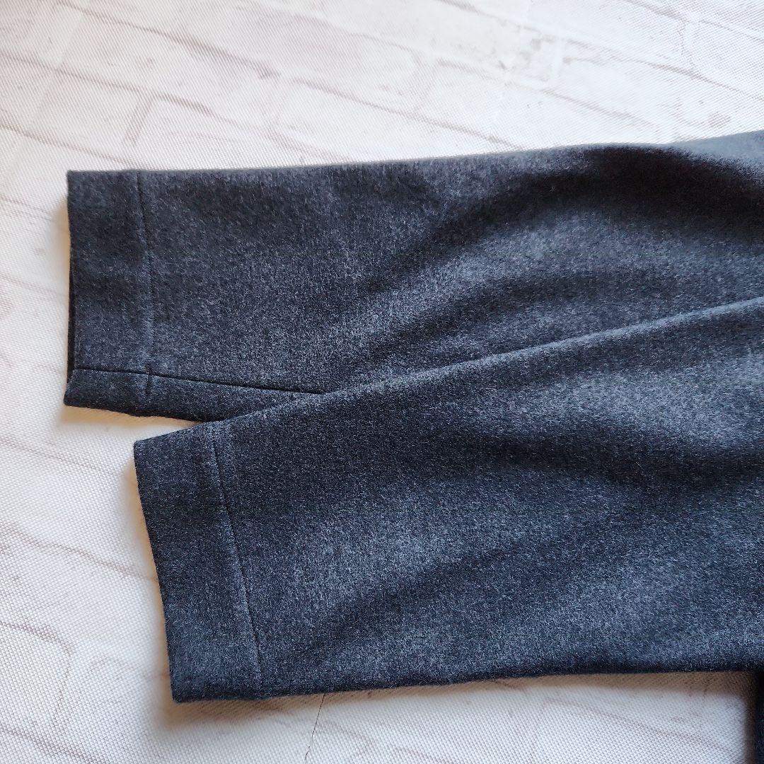 カレンソロジー　メルトンスムースワンピース　チャコールグレー　24AW