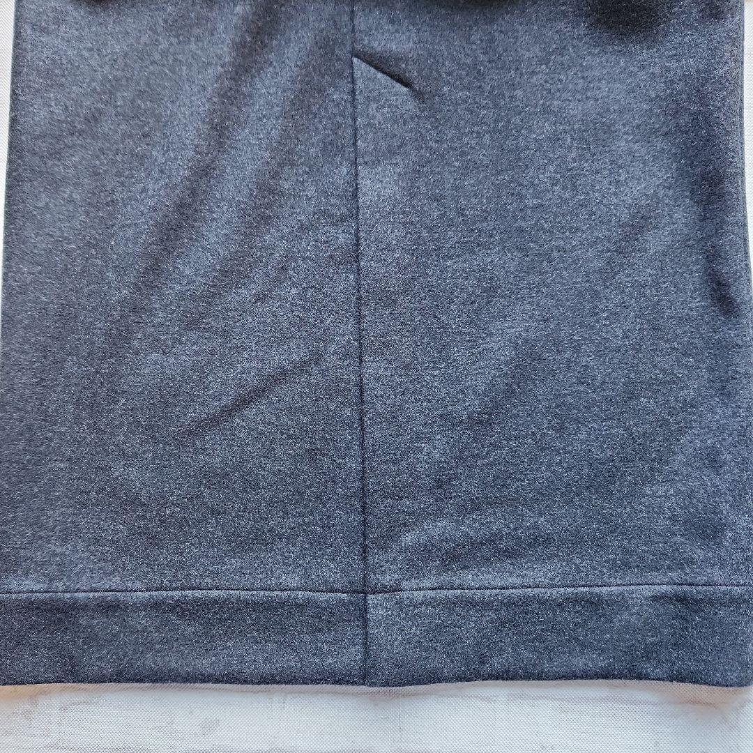 カレンソロジー　メルトンスムースワンピース　チャコールグレー　24AW