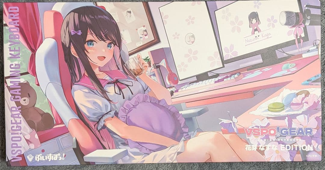 VSPO! GEAR ゲーミングキーボード 花芽なずなEdition