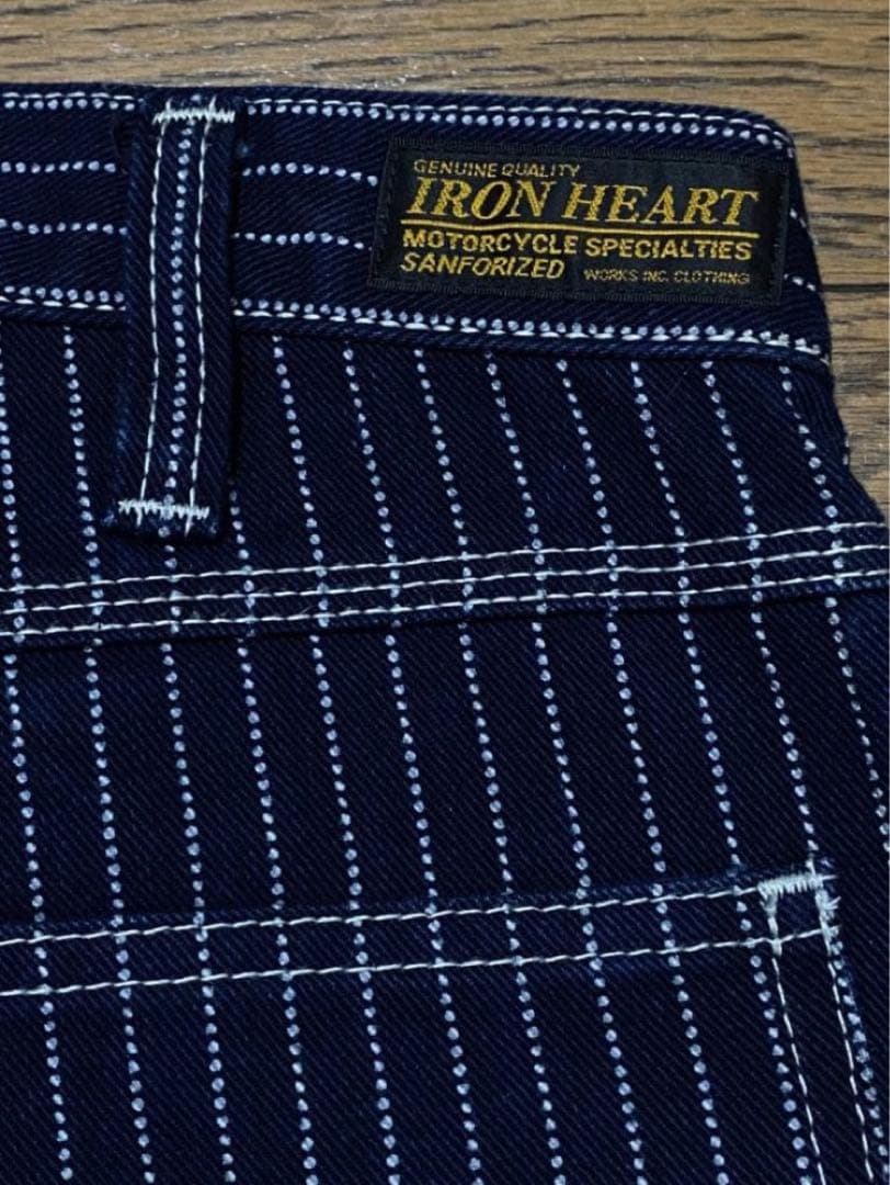 IRON HEART アイアンハート ウォバッシュ ペインター デニムパンツ