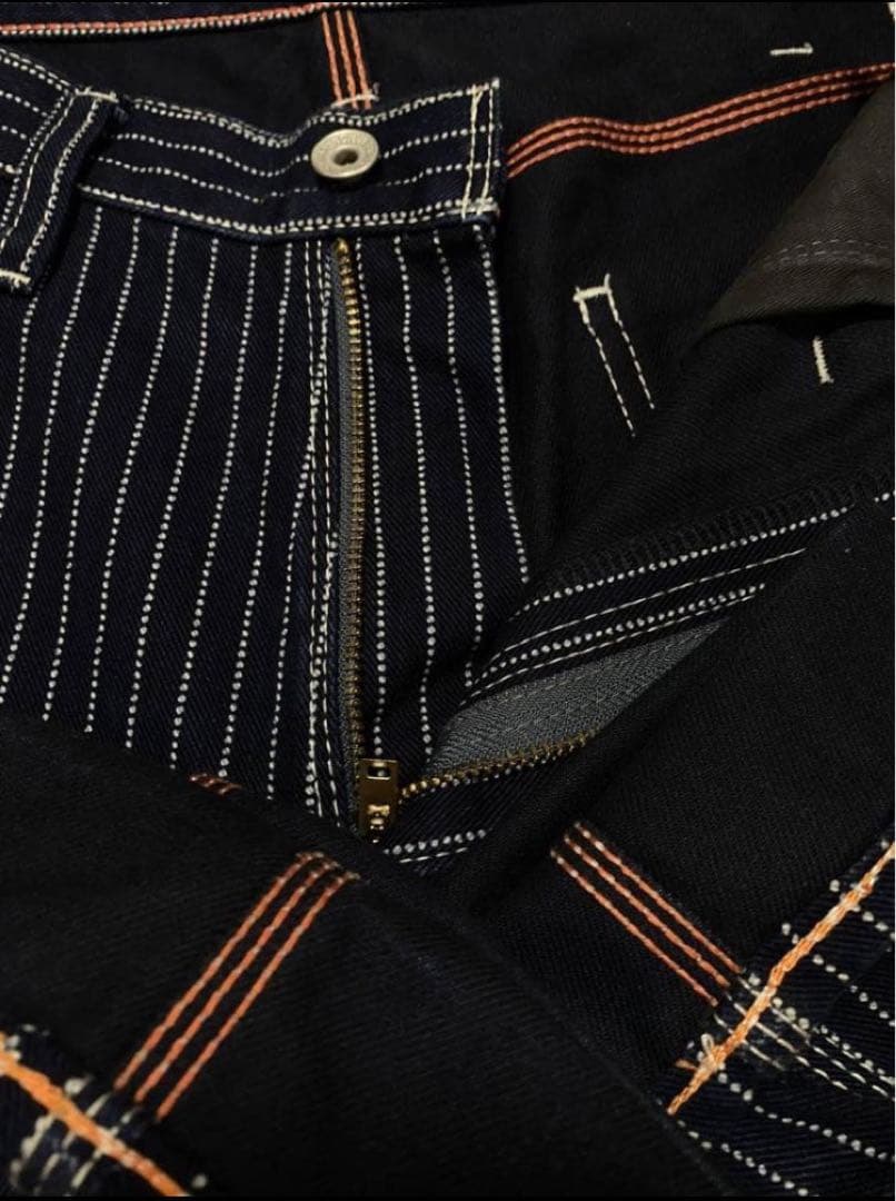 IRON HEART アイアンハート ウォバッシュ ペインター デニムパンツ