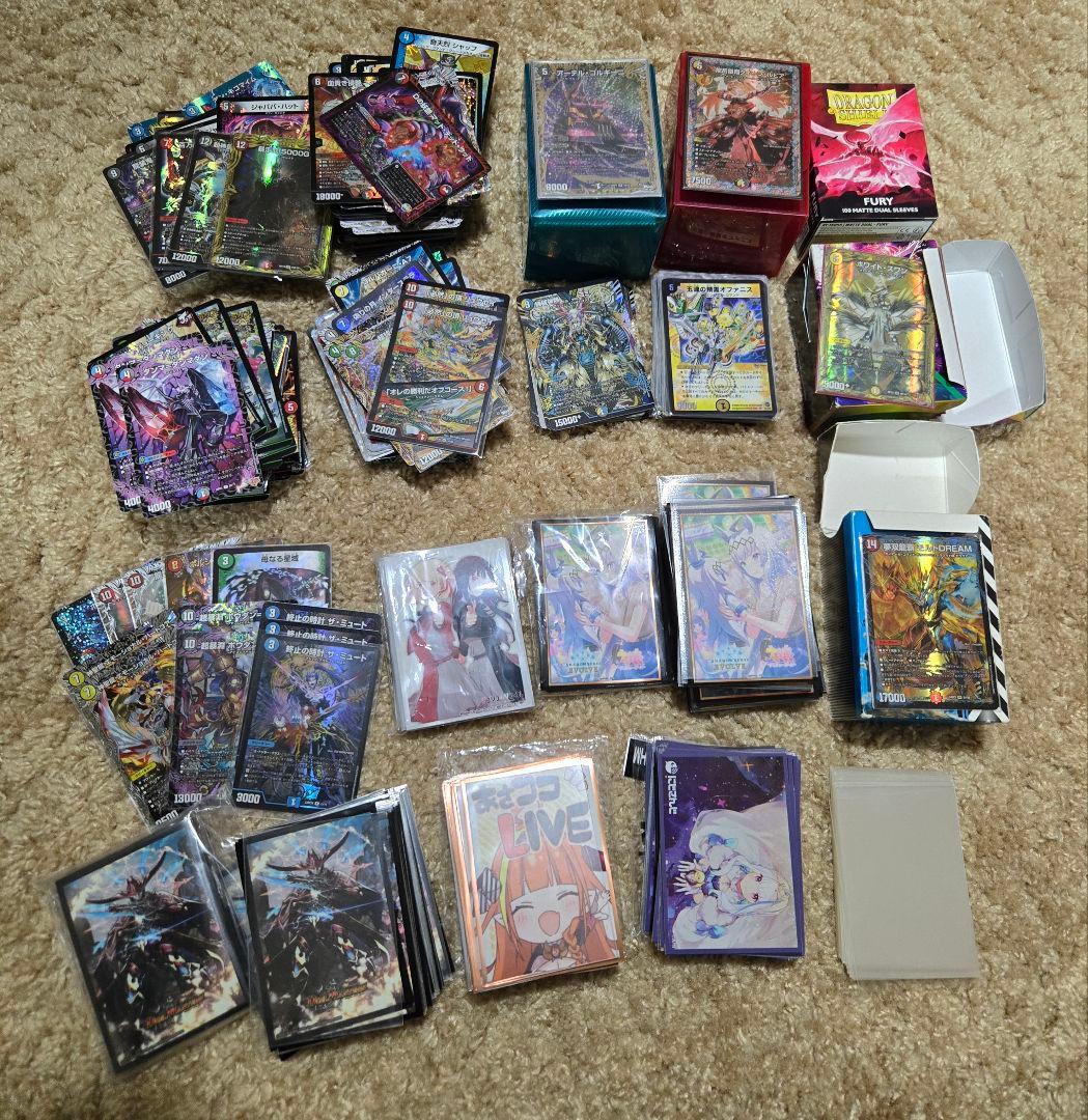 な*ー様 デュエマ　引退品　18万円相当！　デッキ　サプライ　カードまとめ売り
