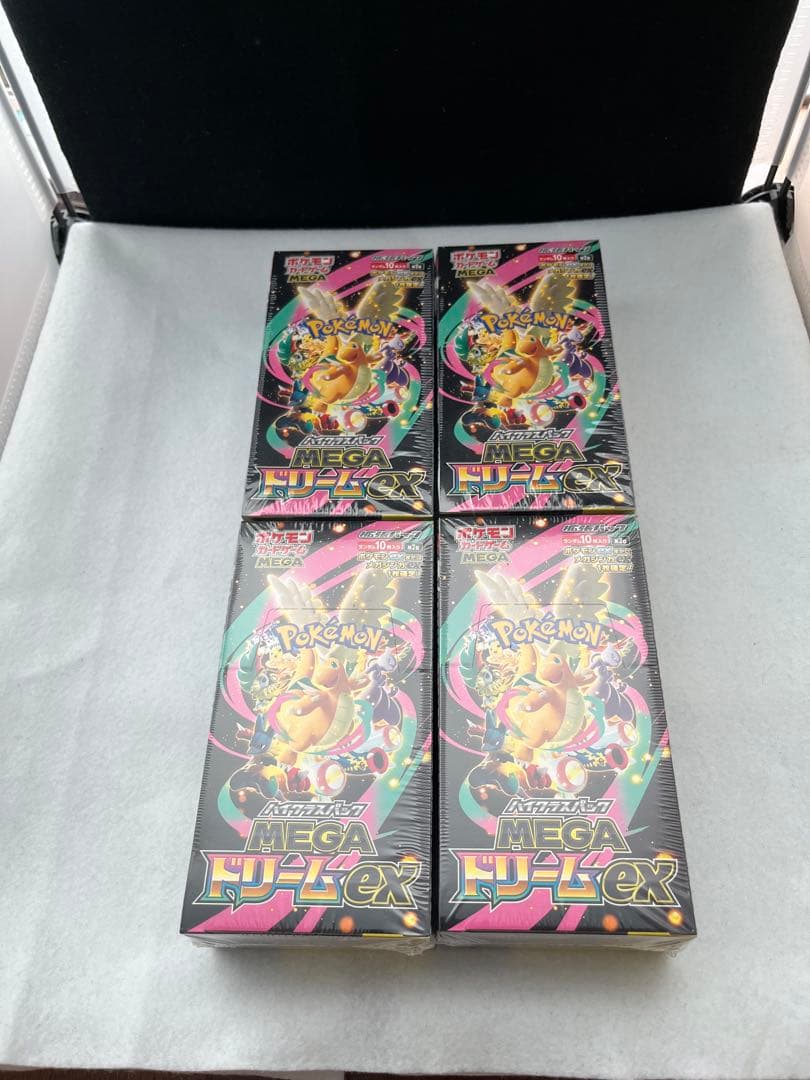 ポケカ MEGAドリームex 4BOX シュリンク付