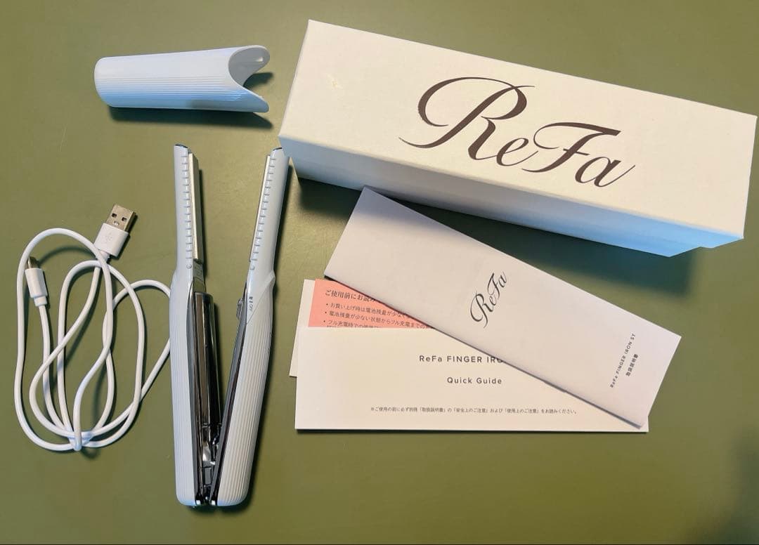ReFa リファ フィンガーアイロン ストレートアイロン RE-AS02A W