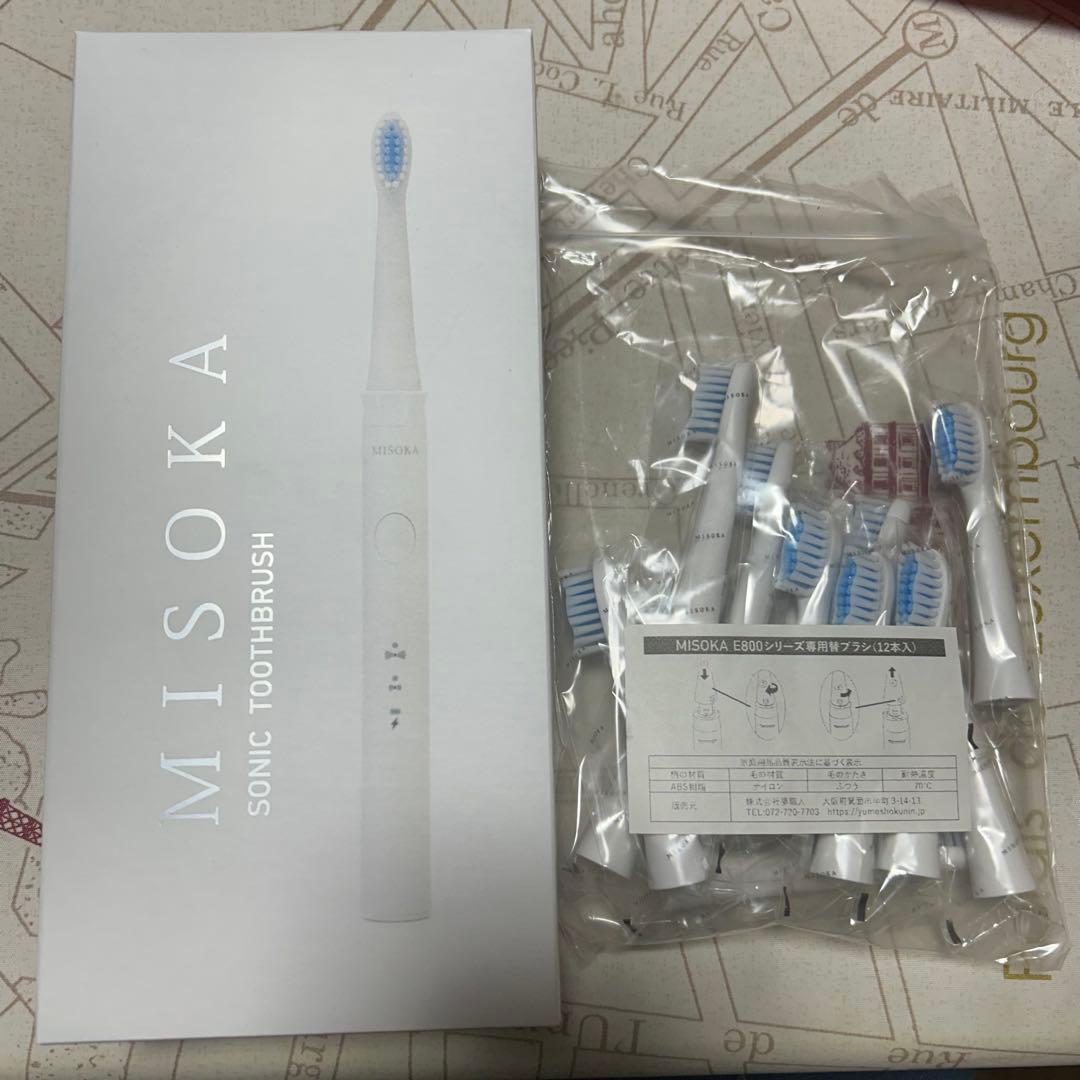 MISOKA Sonic Toothbrush 替えブラシ付き　電動歯ブラシ