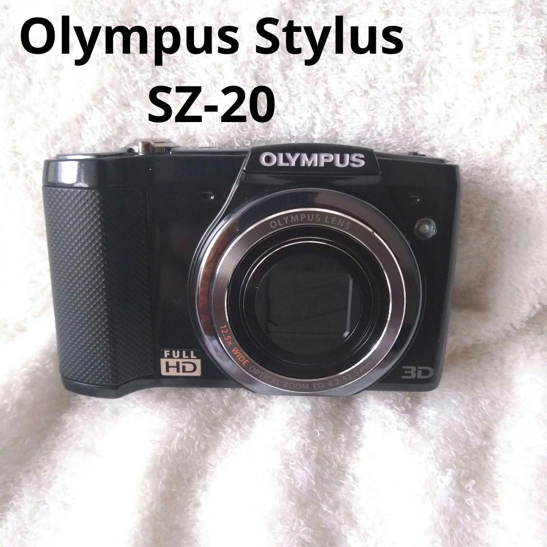 極美品 動作品 OLYMPUS デジカメ SZ-20 ブラック