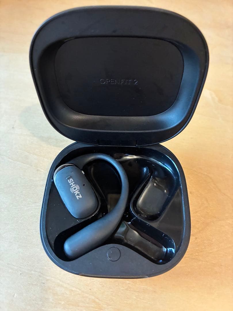 SHOKZ OPENFIT2 ワイヤレスイヤホン ブラック 左耳のみ