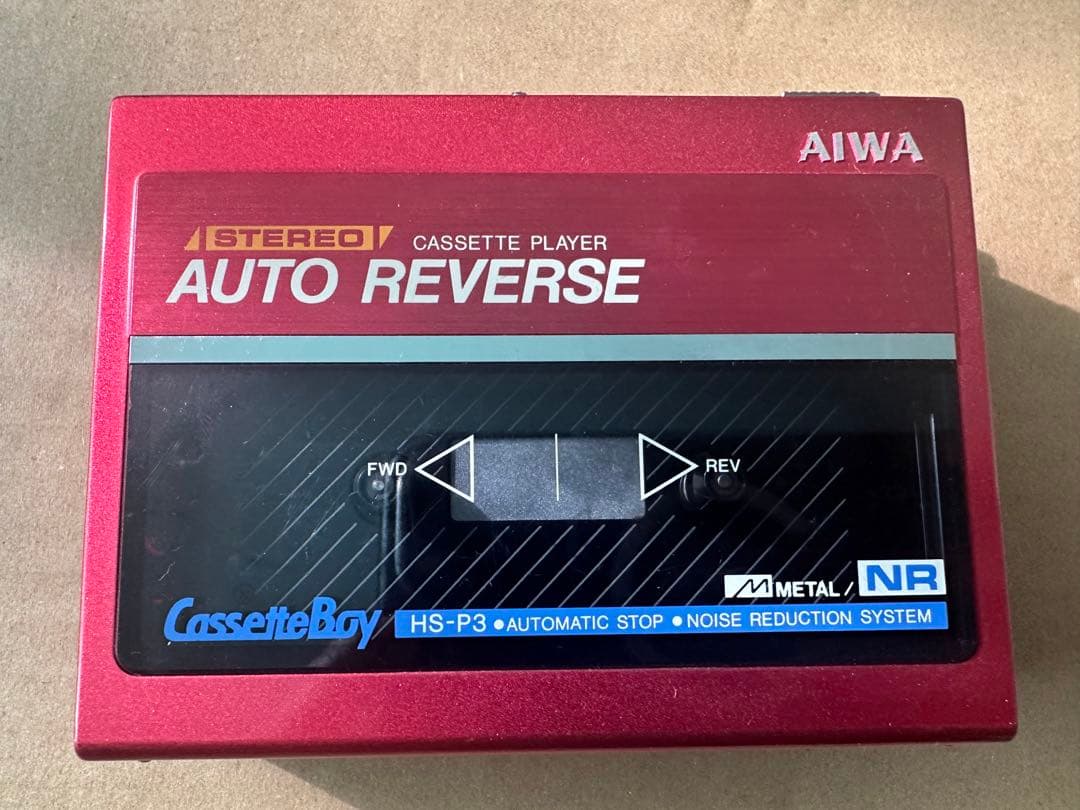 AIWA HS-P3 カセットボーイ 赤 cassetteboy ジャンク品
