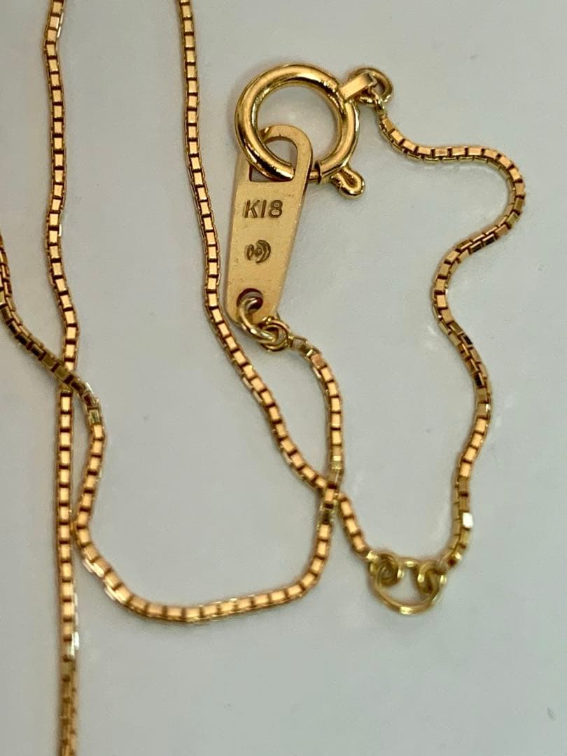 K18 TASAKI 揺れるダイヤモンドネックレス