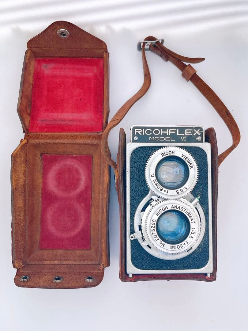 RICOHFLEX MODEL VI 二眼レフ 純正ケース付 ジャンク