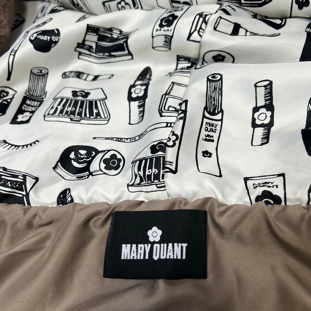 マリークワント ビジュー デイジー ファー ビッグパーカー ブルゾン レディース