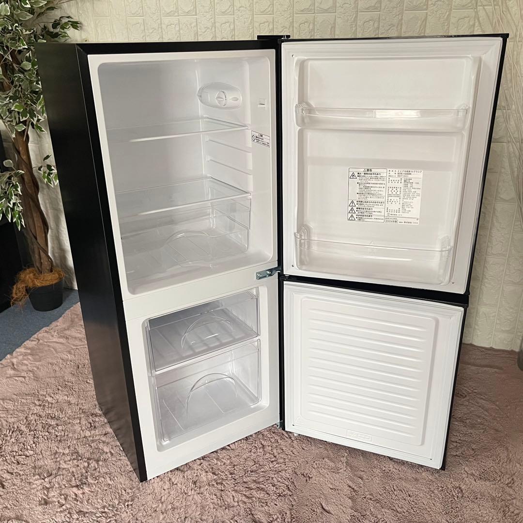 Patrick ✨ニトリ　ブラック家電　冷蔵庫　洗濯機　2点セット