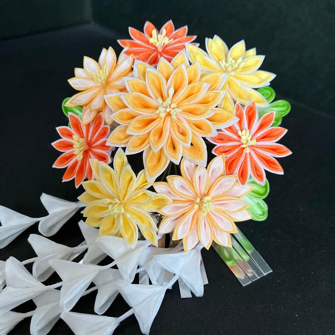 あず様　つまみかんざし　つまみ細工　舞妓さんみたい! 日本舞踊　かんざし