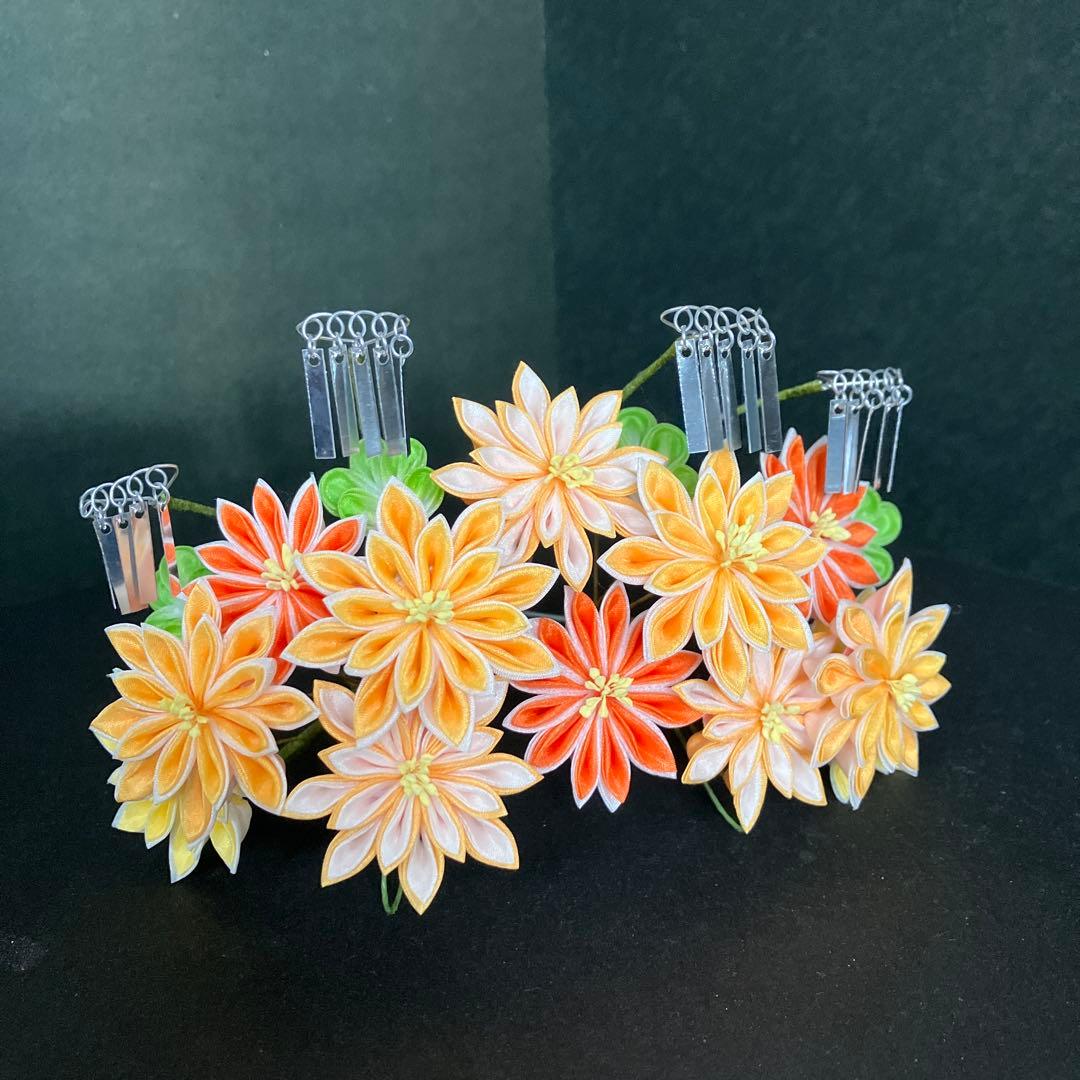 あず様　つまみかんざし　つまみ細工　舞妓さんみたい! 日本舞踊　かんざし