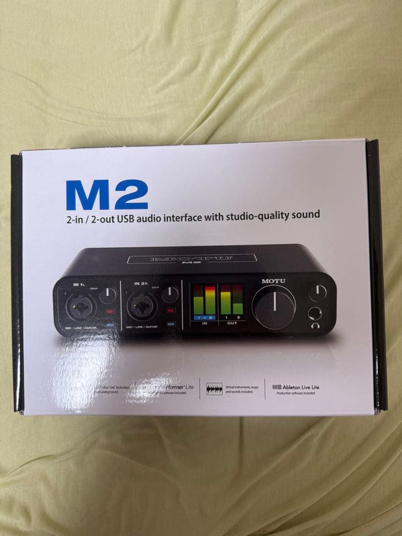 DTM・DAW MOTU M2 USB-DAC