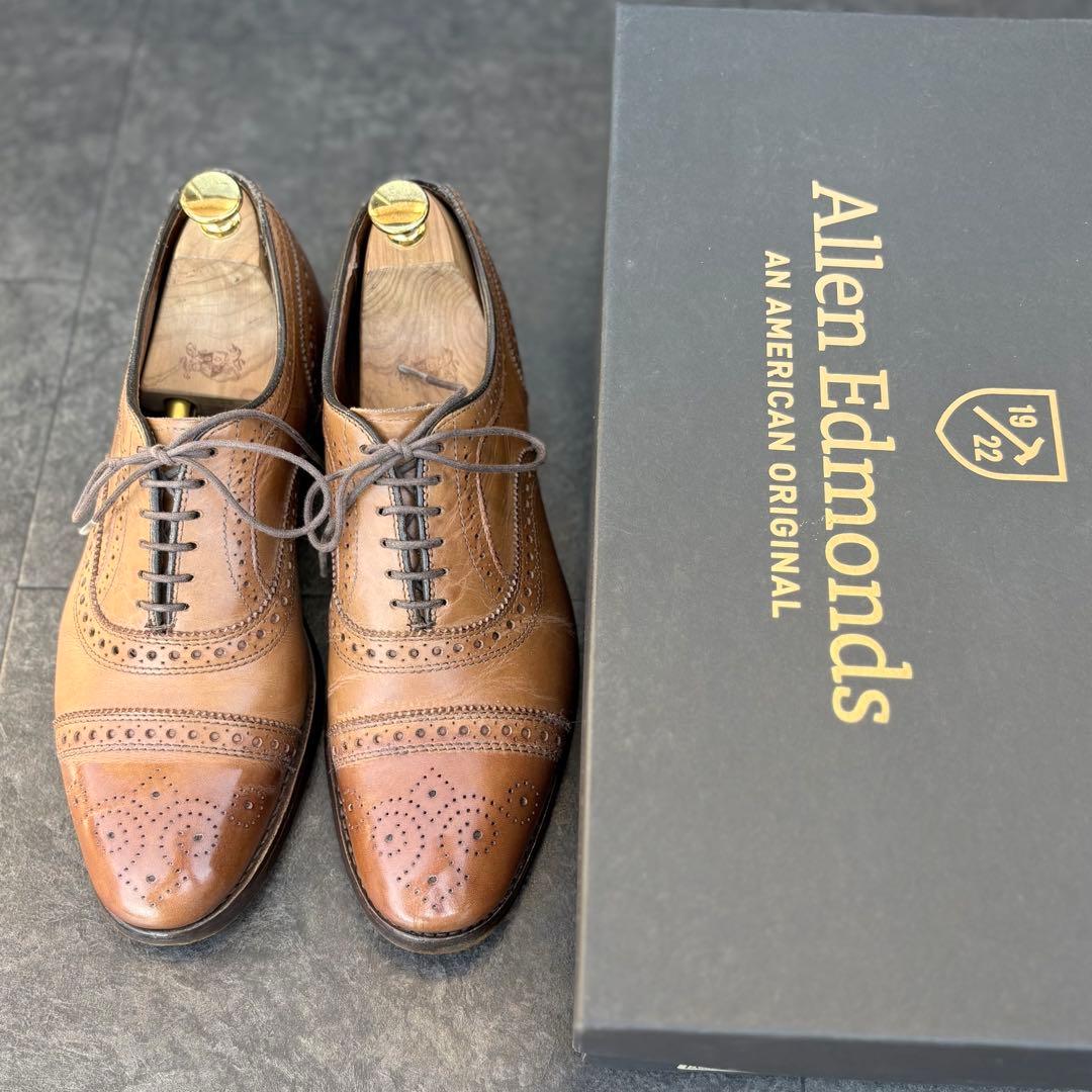 米国名門《Allen Edmonds》名作セミブローグStrand 7E