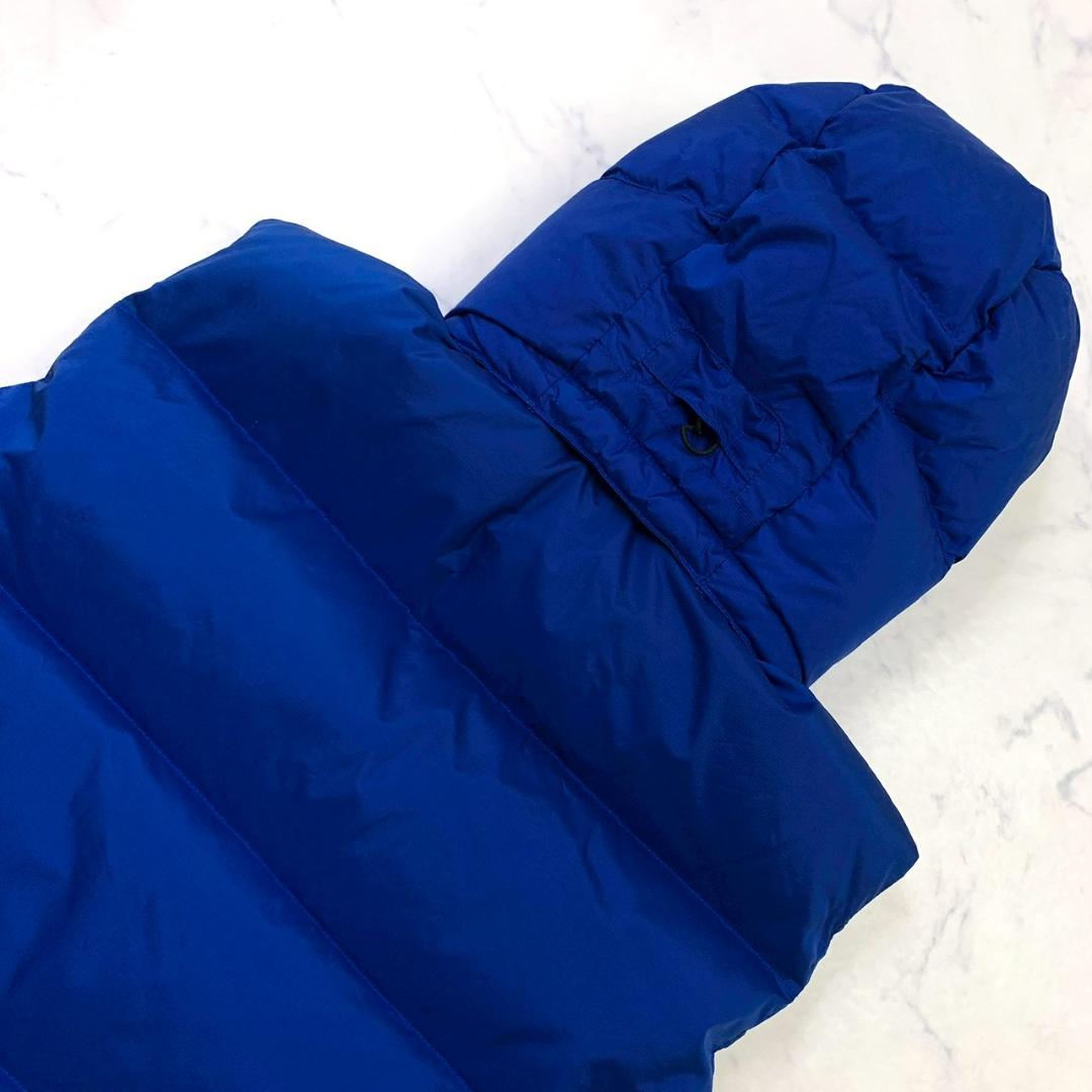 ポロラルフローレン ダウンベスト ビッグポニー 星条旗ワッペン 青 S　E040