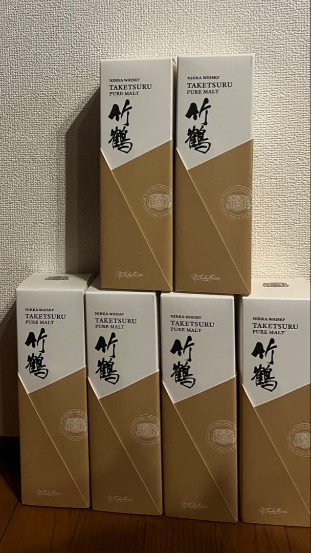 【貴重】 ニッカ 正規品 竹鶴 ピュアモルト 700ml 6本セット