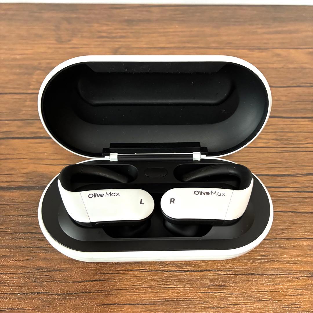 【美品】Olive Max ワイヤレスイヤホン　集音器　オリーブマックス　耳掛け