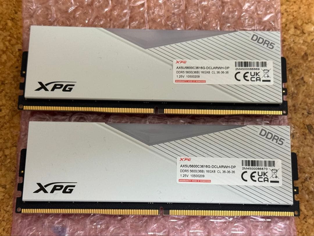 XPG RGB DDR5-5600 16GB×2
