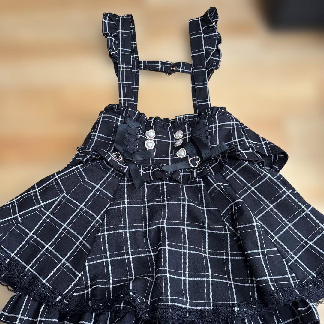 リズリサ♥ レースアップサスペンダー付スカパン