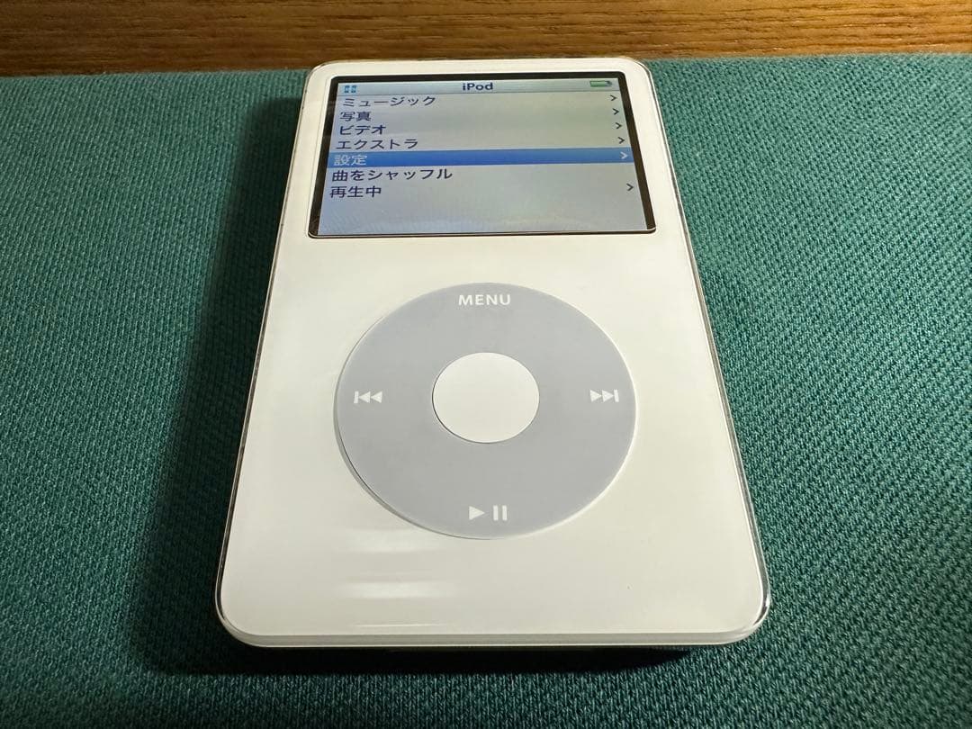 きれいiPod Classic 5.5世代 MA444 30GB新品のバッテリー