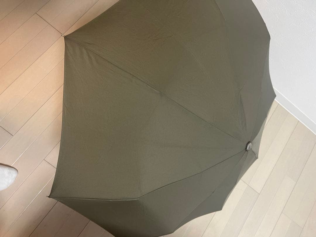 Guy de jean 折り畳み傘 雨/日傘兼用：ネコカーキ系