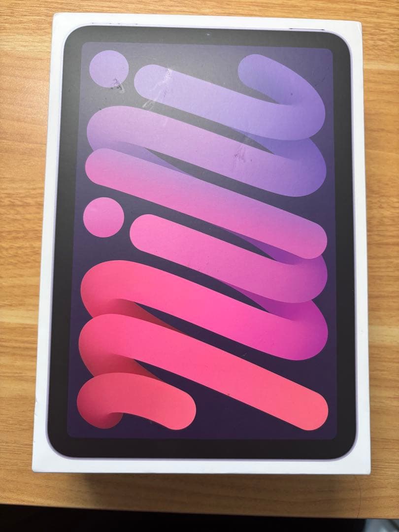 Apple iPad mini (第6世代) パープル カバー付き