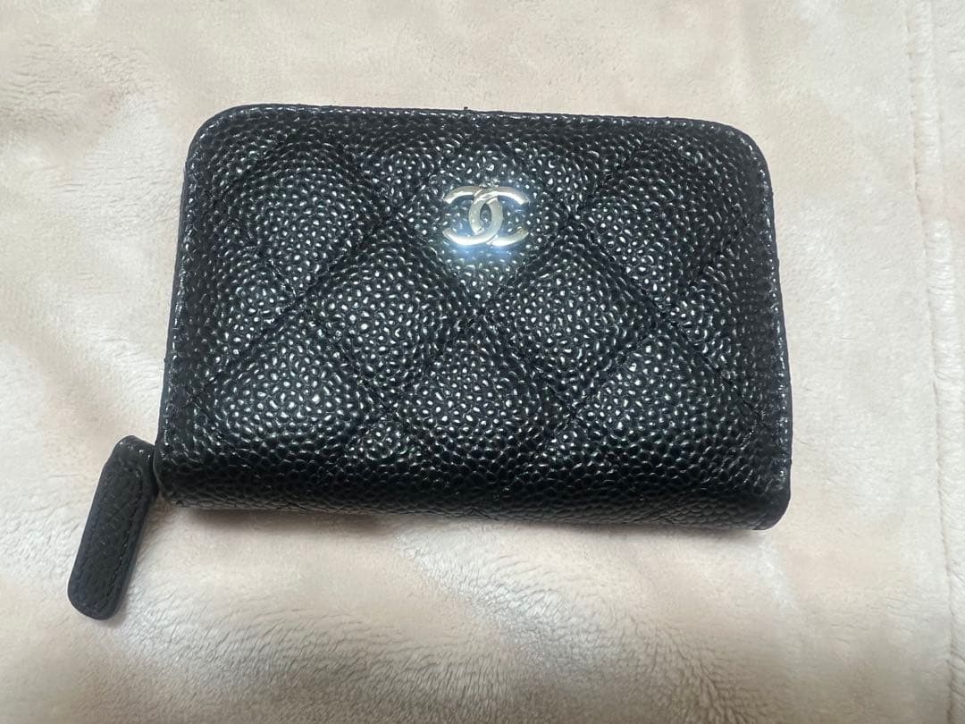 [新品未使用]CHANEL ブラック キルティング ケース