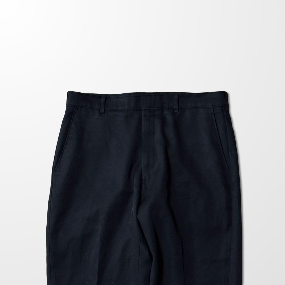 リーバイス アクションスラックス 黒 スラックス　ブラック　古着　スタプレ　ポリ