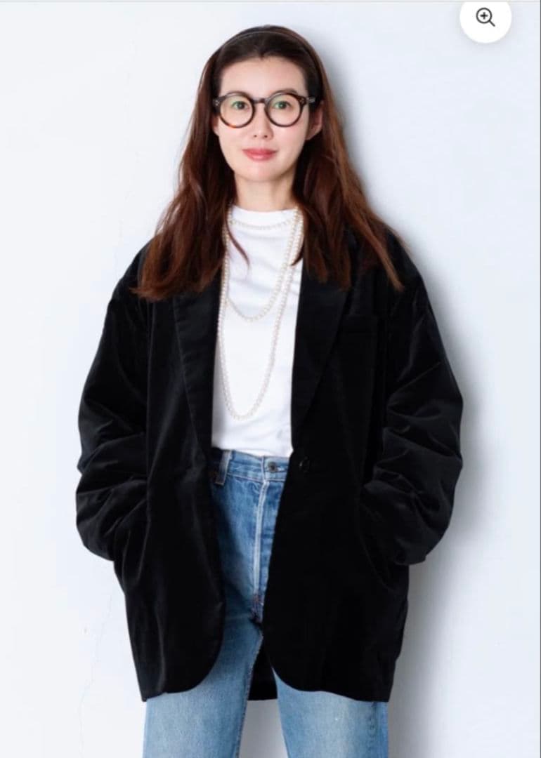 着用2回　MY WEAKNESS VELVET JACKET ベロアジャケット