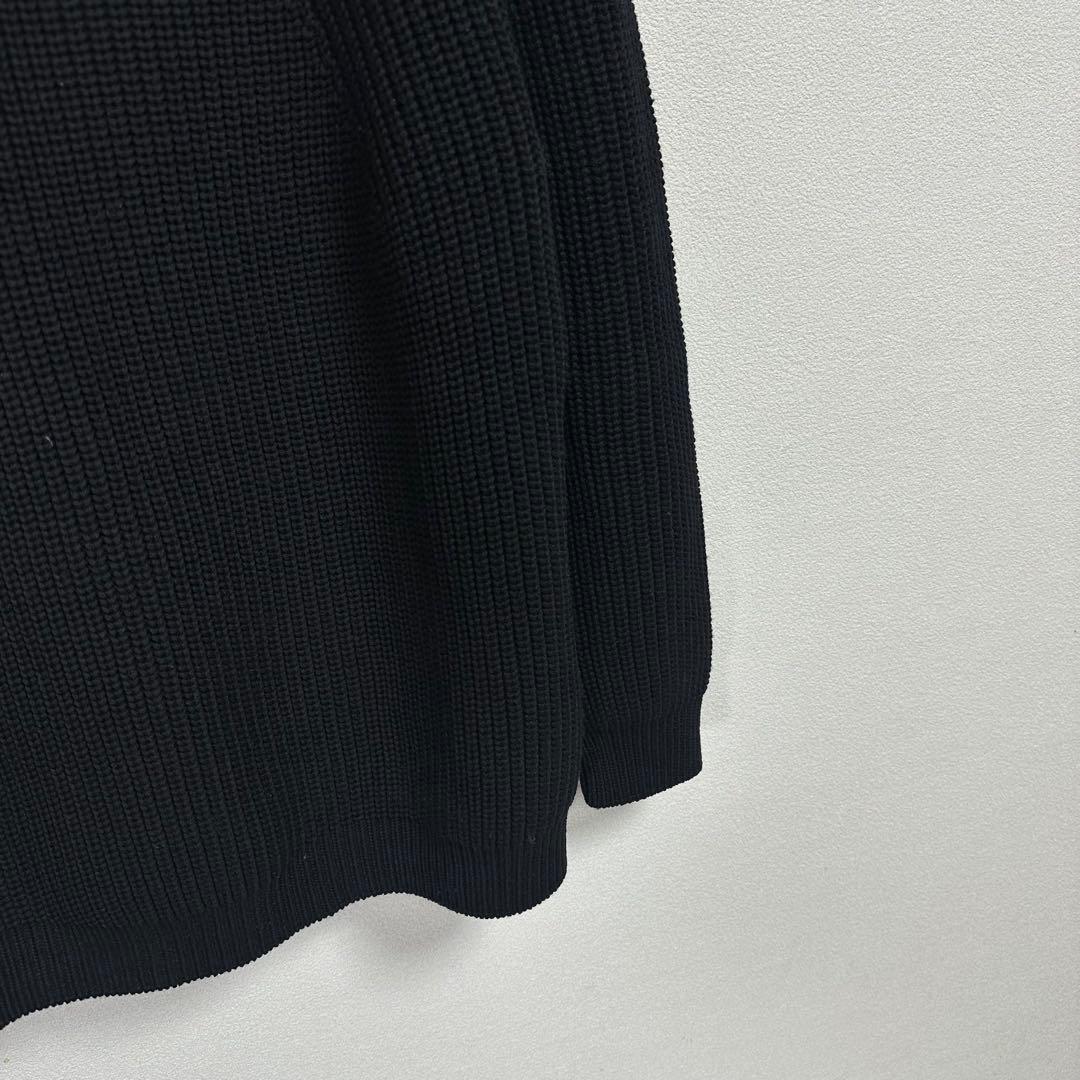 美品 黒 BATONER / SIGNATURE CREW NECK