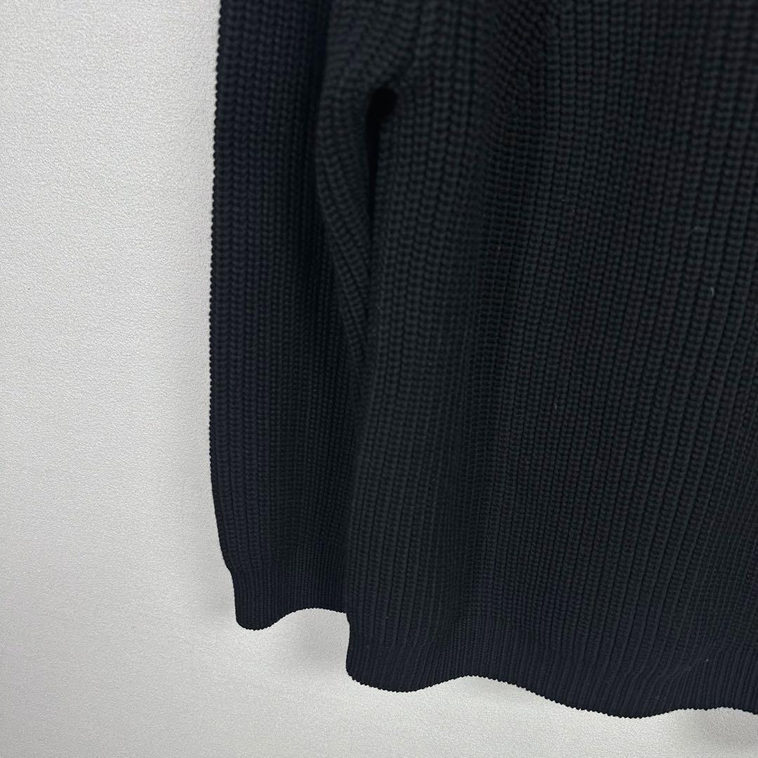 美品 黒 BATONER / SIGNATURE CREW NECK