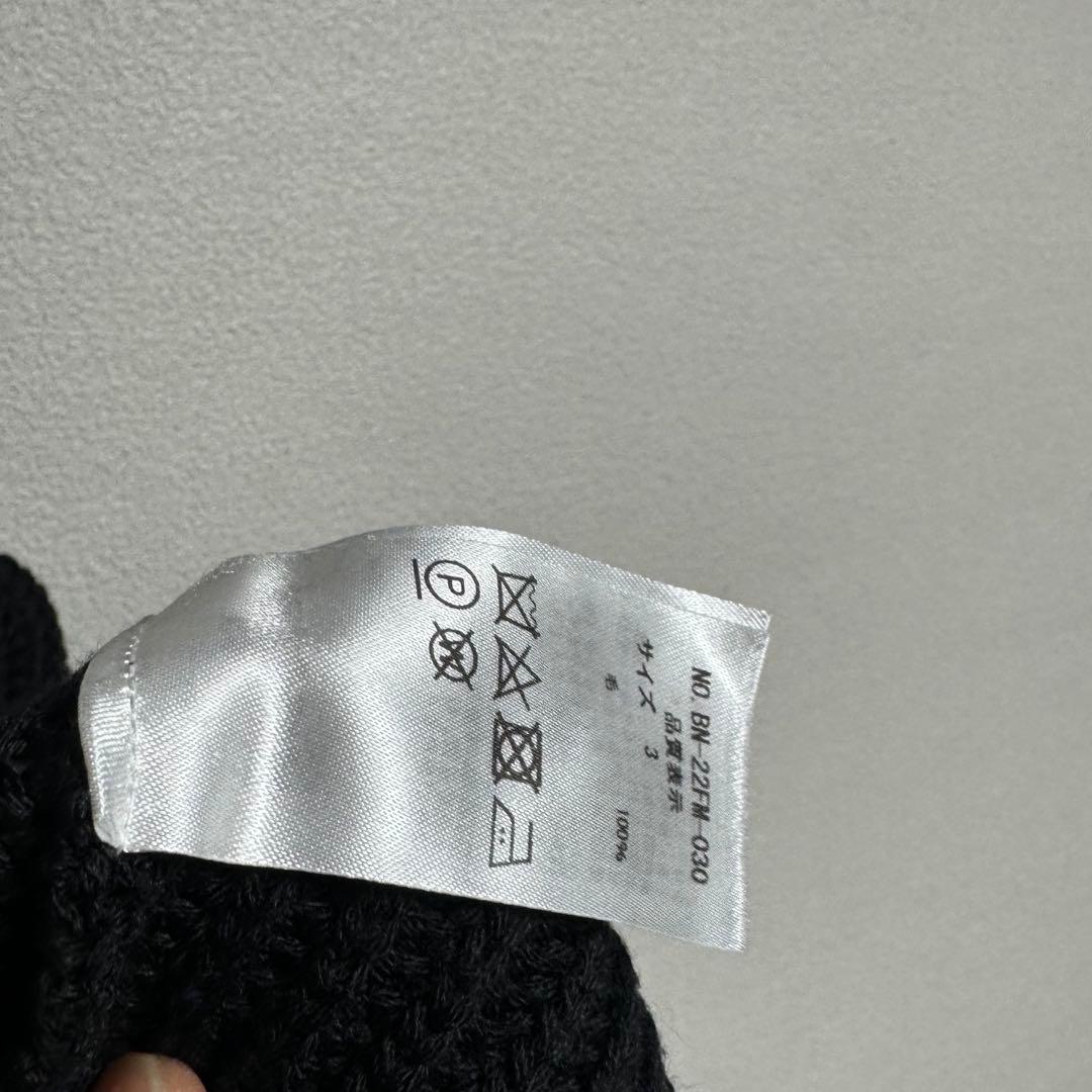 美品 黒 BATONER / SIGNATURE CREW NECK