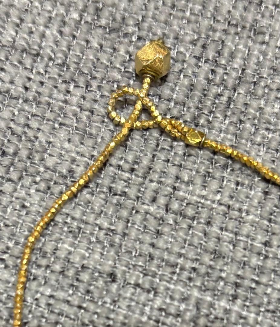 semeno ゴールド ネックレス ポーチ付き