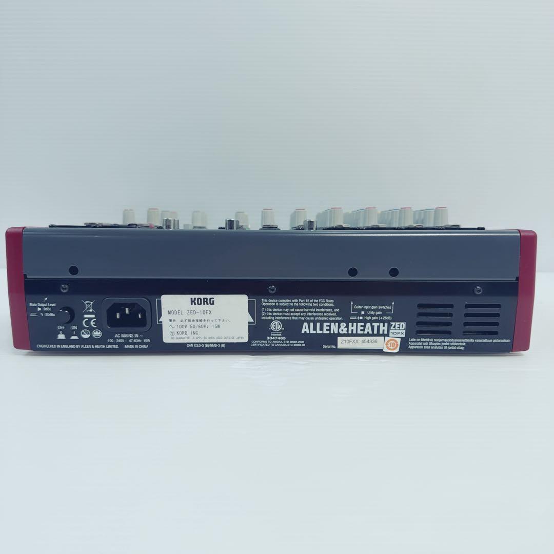 【美品】ALLEN&HEATH ZED-10FX アナログミキサー
