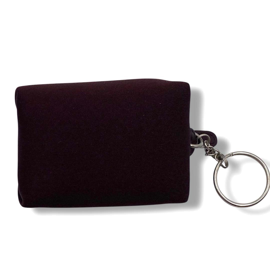 希少✨️ COACH コーチ ブラウン ケース キーリング ナイロン ロゴ