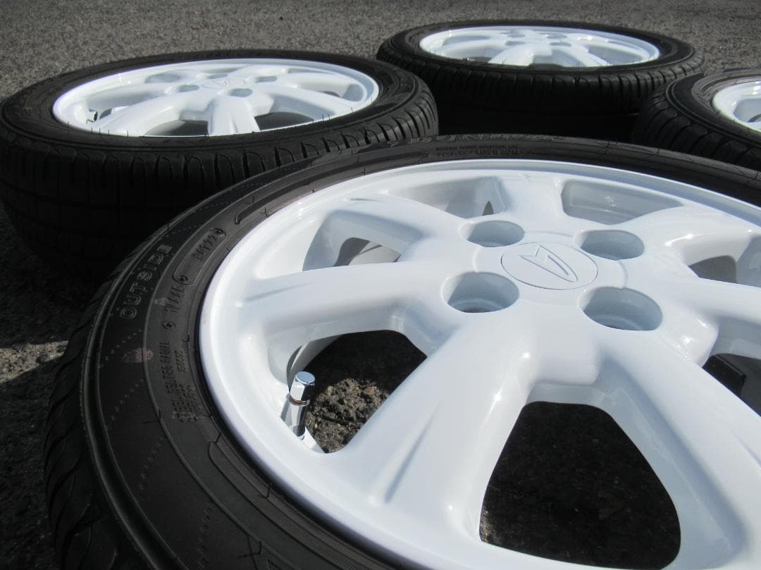 165/55R14 ダンロップ ダイハツ純正 ホワイト ムーブ ジーノ 手渡OK