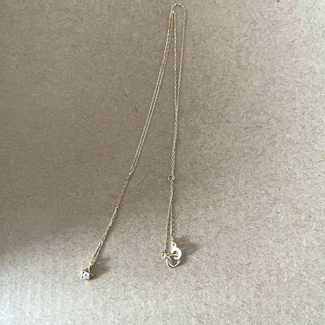 大幅値下げ AHKAH K18 ダイヤモンドネックレス 0.04ct