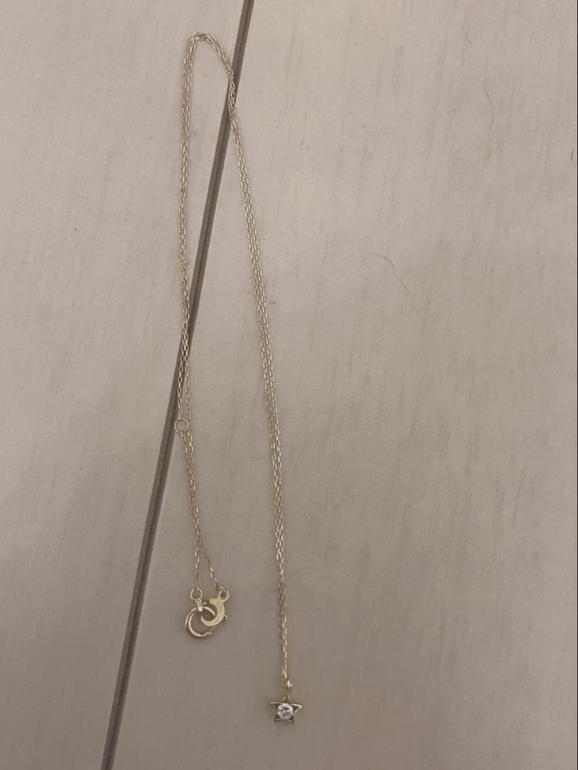 大幅値下げ AHKAH K18 ダイヤモンドネックレス 0.04ct