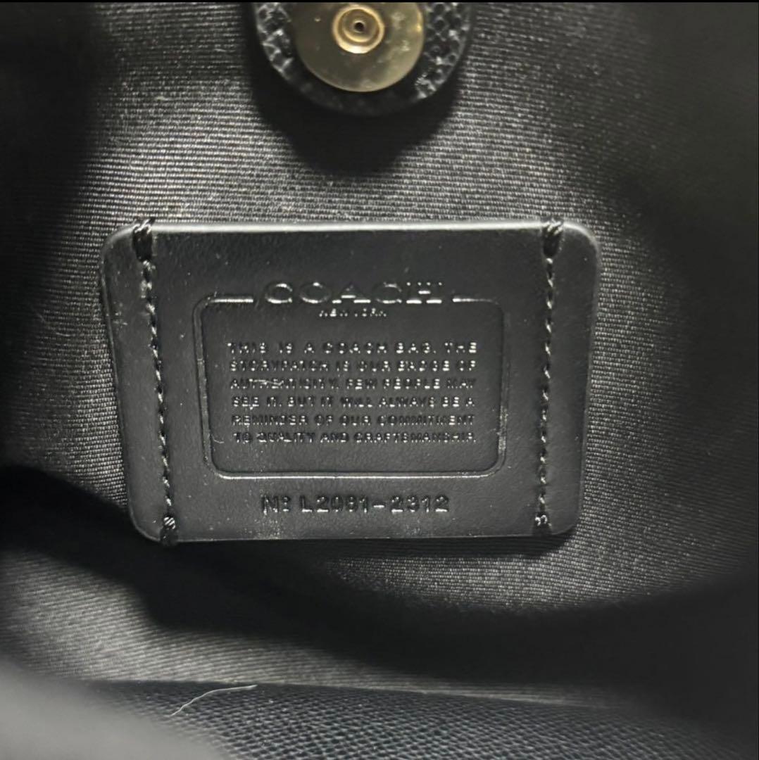 COACH ダークブラウン ハンドバッグ