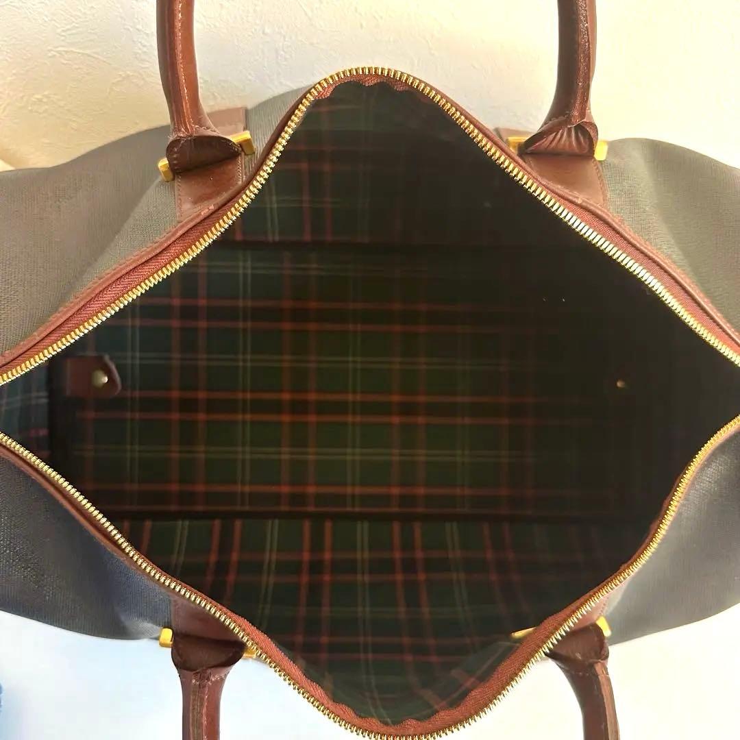 Dunhill ダンヒル ボストンバッグ レザー ゴールド金具 大容量