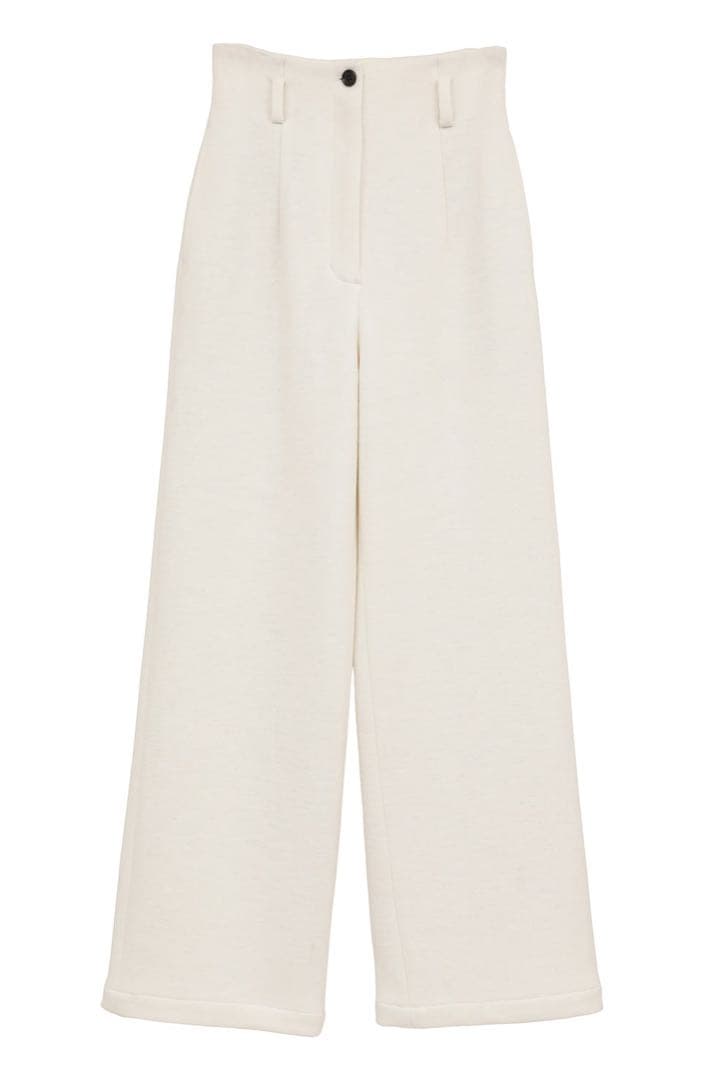 パンツ CLANE HIGH WAIST WIDE PANTS