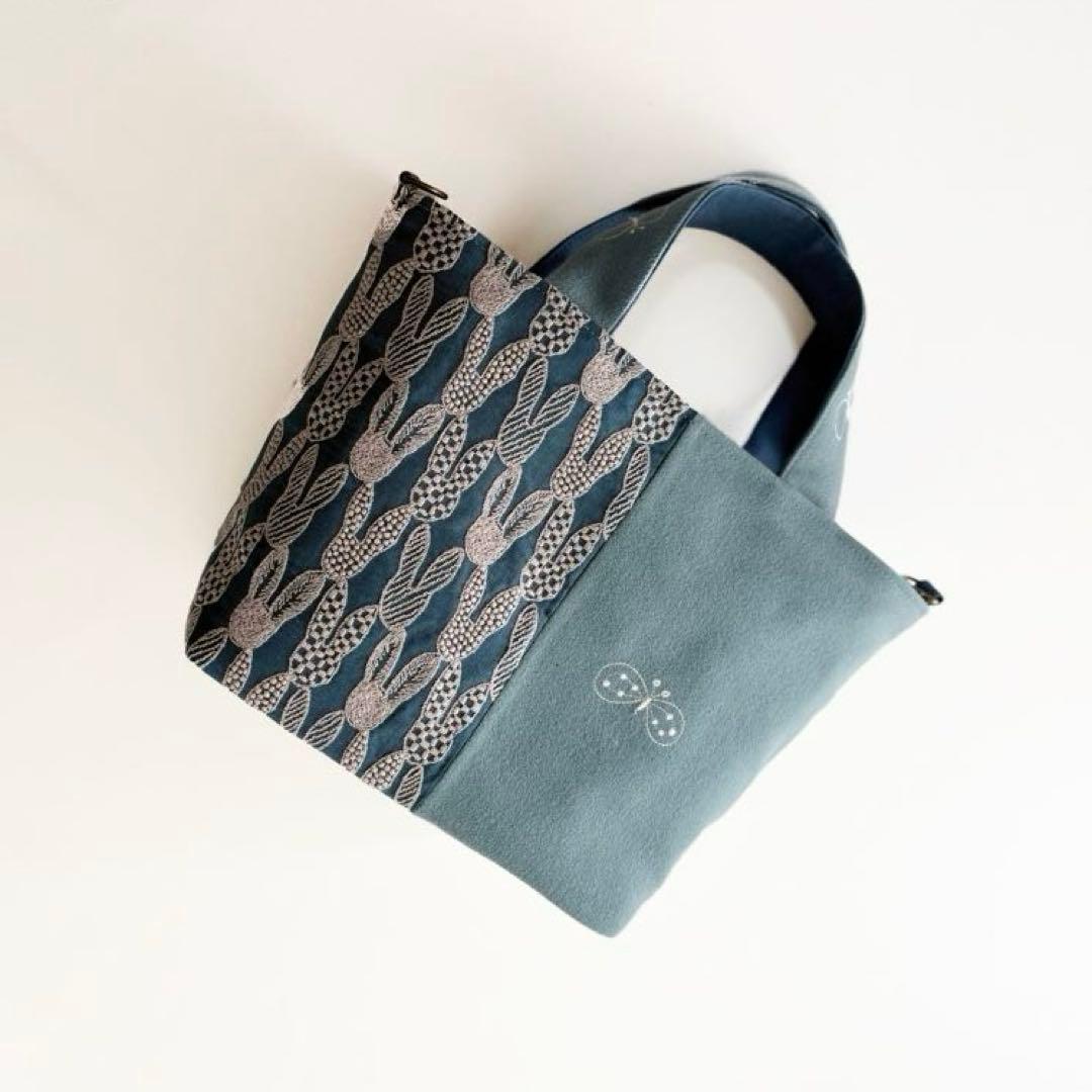 ミナペルホネン＊トートバッグ＊rosy ＋choucho＋pomppia