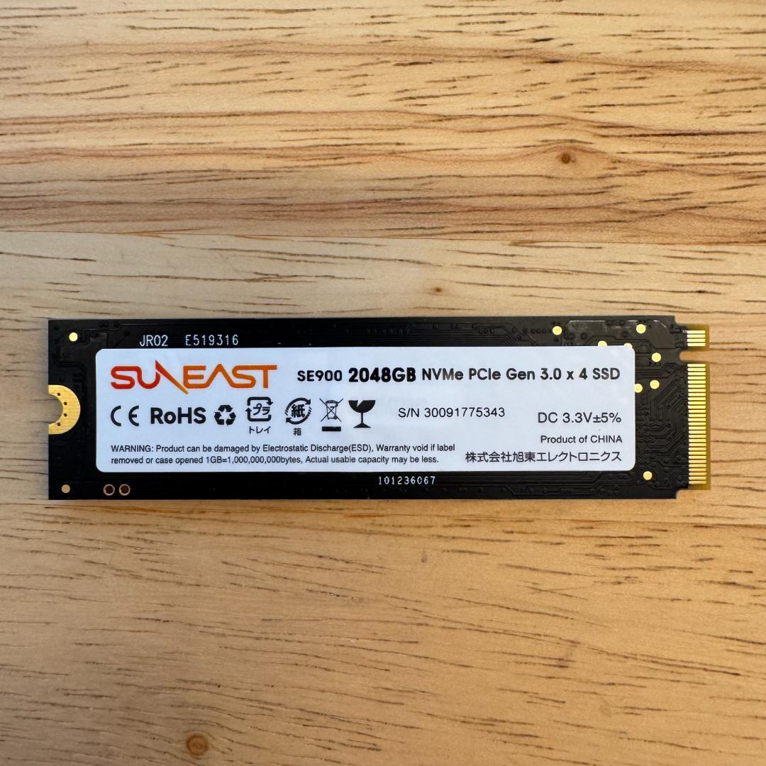 内蔵型SSD SUNEAST 2TB NVMe SSD M.2 SE900NVG3-2TB