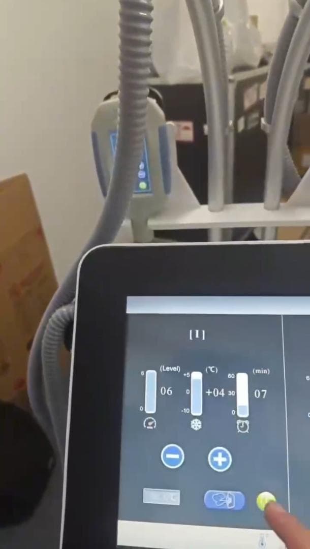 脂肪冷却と電磁パルス４本ハンドル痩身機器