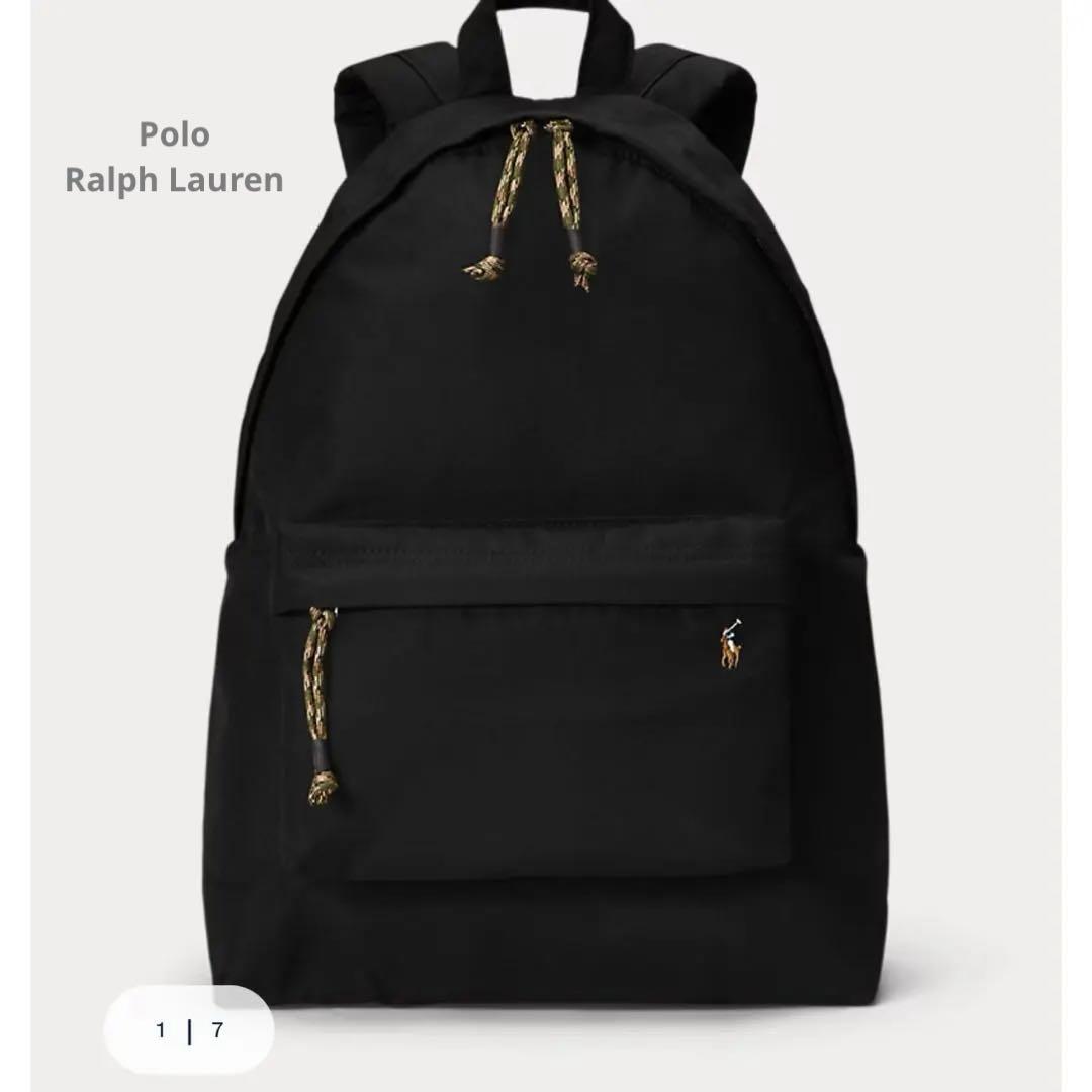 ポロ ラルフローレン バックパック マルチカラー ポニー刺繍 博多阪急購入品